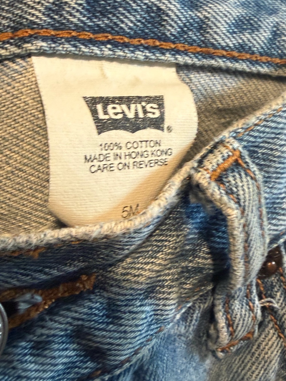 Levi’s 514 Flare Jeans Size 5 Vintage Y2K Embroidered Floral Denim See Details - Picture 3 of 15
